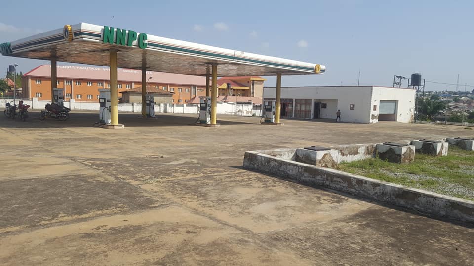 NNPC filling station in Lagos