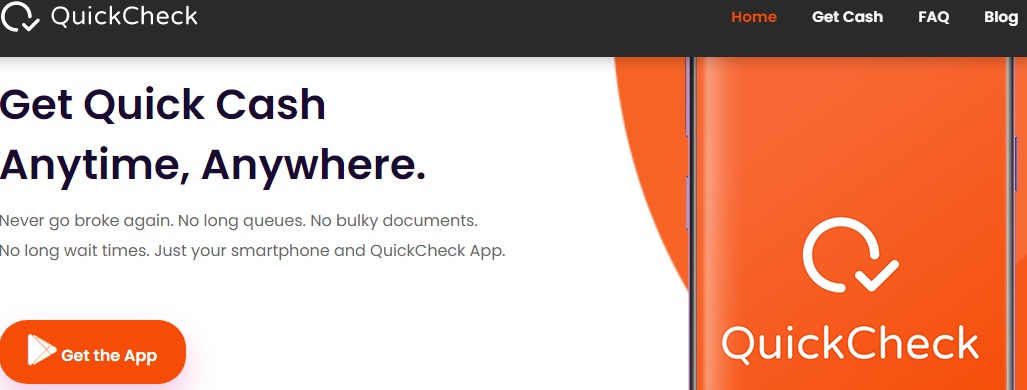 Instant quickcheck Loans in minutes without collateral in Nigeria