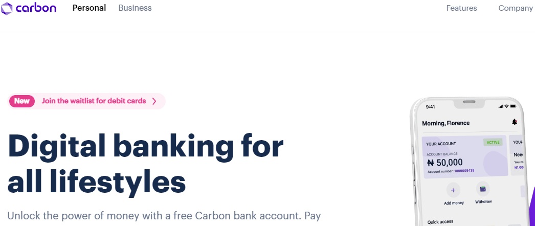 carbon Instant Quick Loans in minutes without collateral in Nigeria